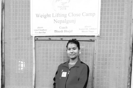 १३ औं 'साग' मा स्वर्ण पदक विजेता बाँकेकी सन्जु मृत भेटिइन्