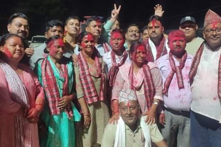 कोहलपुर १० मा कांग्रेसका गौरा भट्टराई बिजयी,पुर्ण आचार्यले दिए सबैलाई बधाई