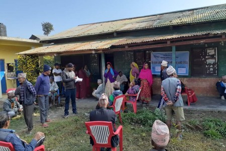 राप्तीसोनारीमा नि:शुल्क आँखा शिविर: १४ सय लाभान्वित, १४९ मा मोतिविन्दु