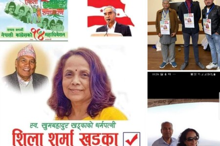 आमा शिलालाई केन्द्रिय सदस्यमा विजयी बनाउन अनुरागले गरे सबैलाई अनुरोध