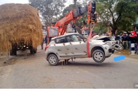 बुटवलमा भयानक कार दुर्घटना,तीन जनाको मृत्यु,दुईको अवस्था गम्भीर