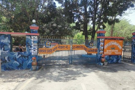 सशस्त्र प्रहरीले बाँके सिमा नाकामा आफ्नो उपस्थिति मजबुत बनाउँदै