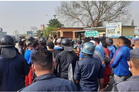 नेपालगन्जको राँझामा टिपरको ठक्करले लियो एक जनाको ज्यान