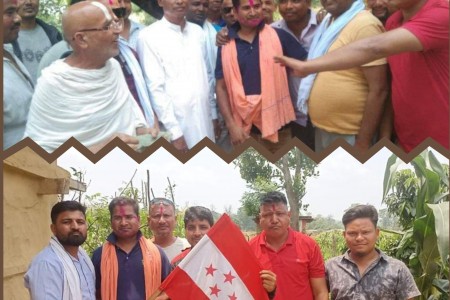 राप्तीसोनारीमा माओवादीका 'खम्बा' गंगा केसी कांग्रेसमा प्रवेश,माओवादीमा खैलाबैला