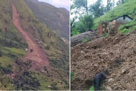 अछाममा पहिरोमा पुरिएर मुत्यु हुनेको संख्या २२ पुग्यो