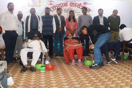 जानकीमा रक्तदान, ५२ जनाले रगत दिए