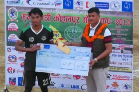 दुधौली स्पोर्ट्स क्लब कोहलपुर गोल्ड कपको सेमीफाइनलमा