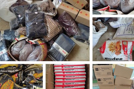 जमुनाह नाकाबाट ठुलो परिमाणमा अवैध सामाग्री बरामद