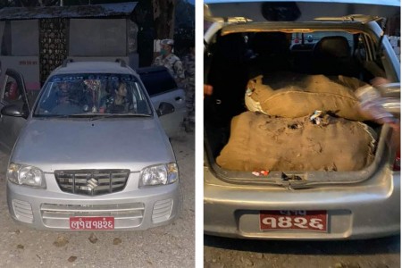 रुपन्देहीबाट भन्सार छली ल्याउँदै गरेको मोटर पार्ट्ससहित चालक नियन्त्रणमा