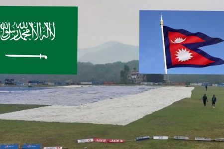 नेपाल र साउदी अरेबियाको खेल वर्षाले रद्द, नेपाल एसीसी प्रिमियर कपको सेमिफाइनलमा