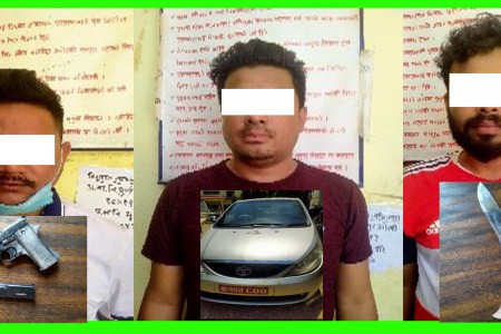 नेपालगन्जको किङ्ग्स क्लबबाट पेस्तोलसहित तीन जना पक्राउ