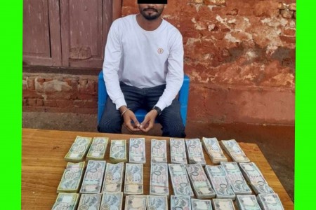 सशस्त्र प्रहरीद्वारा नेपालगन्ज नाकाबाट २० लाख नेपालीसहित एक जना पक्राउ