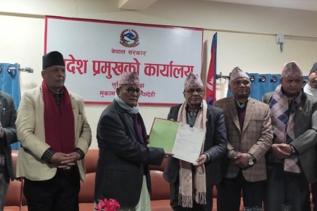 लुम्बिनी प्रदेशको मुख्यमन्त्रीमा लिला गिरी नियुक्त
