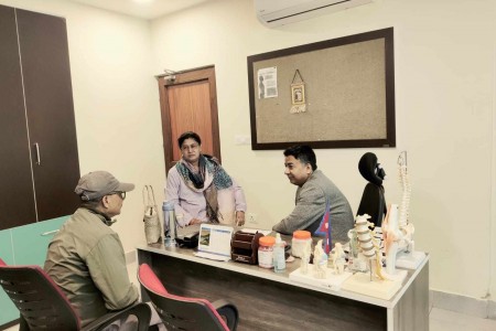 मलमपट्टीमा नि:शुल्क चेकजाँच, ६८ जना लाभान्वित