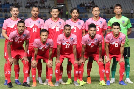 नेपाली राष्ट्रिय फुटबल टोली ईराक प्रस्थान