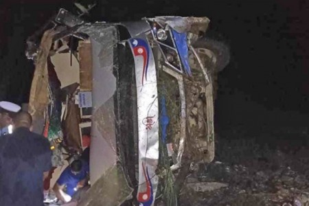 चुरियामाई बस दुर्घटनामा ज्यान गुमाउने सातै जनाको सनाखत