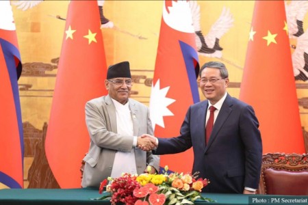 नेपाल र चीनबीच १२ बुँदे सम्झौता