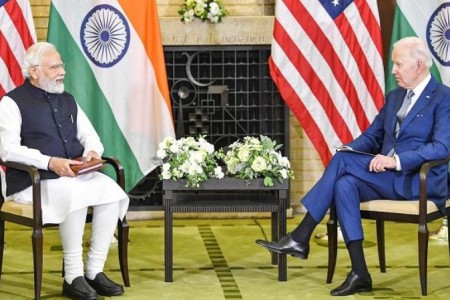 भारतीय प्रधानमन्त्री मोदीलाई पठाए अमेरिकी राष्ट्रपतिले भ्रमणको निम्तो