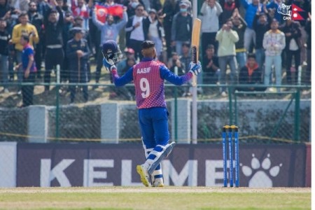 नेपालले ओडीआईमा बनायो अहिलेसम्मकै उच्च स्कोर