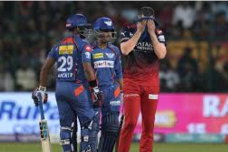 आईपीएल: लखनउको रोयल च्यालेन्जर्स बेंगलोरमाथि सनसनीपूर्ण जित