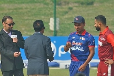 नेपालको कतारविरुद्ध खराब ब्याटिङ, ११ ओभर ५० रन पूरा गर्यो