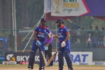 नेपालले ५० रन पार गर्यो