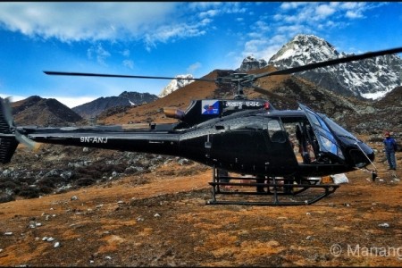 मनाङ एयरको हेलिकप्टर दुर्घटनाग्रस्त अवस्थामा भेटियो, ५ वटा शव फेला