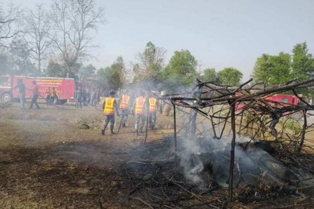 चिउरा उद्योगमा आगलागी, एकको मृत्यु, २४ घाइते !