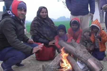 चिसो बढेपछि जानकीमा सामूहिक आगो ताप्ने व्यवस्था