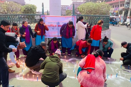 अन्तर्राष्ट्रिय आप्रवासी दिवसमा दीप प्रज्वलन