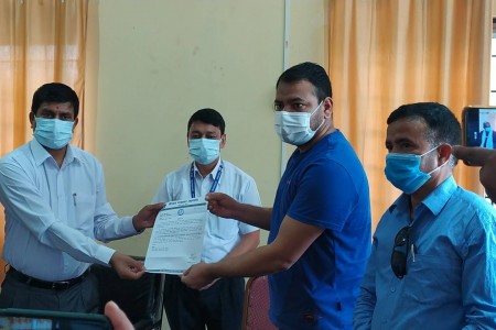 सञ्चार विधेयक पुनर्लेखनको माग गर्दै लुम्बिनी सरकारलाई ज्ञापनपत्र