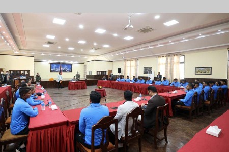 लिग–२ क्रिकेट विजेता नेपाली खेलाडीलाई सरकारले जनही २ लाख दिने