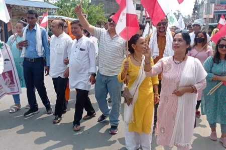 नेपालगन्ज ६ मा कांग्रेसको प्रचार तीव्र