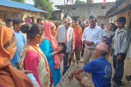 घरदैलो र चुनावी कोणसभापछि पौडेलले भने–‘जितेपछि जनताको समस्या अधुरो हुन दिन्न’