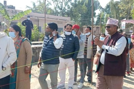 दोस्रो चरणको बाँके कांग्रेस सभापति मतदान:एक घण्टामा २१५ मत खस्यो