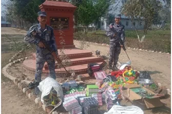 बर्दियाका नाकामा सशस्त्र प्रहरीको कडा निगरानी, अवैध सामाग्री धमाधम समातिदै