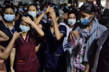 भेरी अस्पतालका स्वास्थ्यकर्मी आन्दोलित