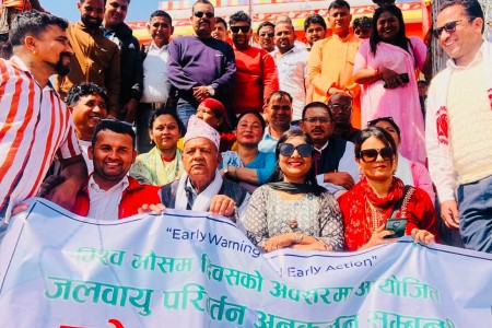 बर्फानी बाबामा जलवायु परिवर्तन र अनुकूलन सम्बन्धि सचेतनामूलक कार्यक्रम