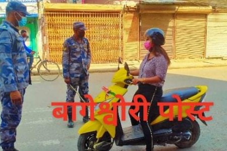 लकडाउनमा बाँके सुनासान, कडा पहरा दिदै सुरक्षा फौज