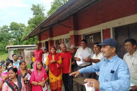 तुलसीपुर ११ मा रमेश भण्डारी प्यानलले हरायो बस्नेत प्यानललाई