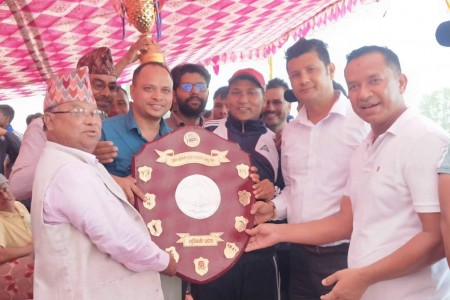 प्रदेश स्तरीय राष्ट्रपति रनिङ शिल्डको उपाधि बाँकेलाई