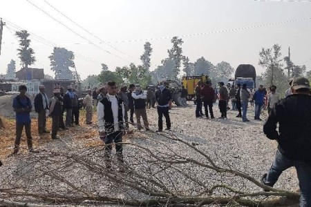 बाँकेको बानियाभारको चक्काजाम खुल्यो, आवागमन सुचारु