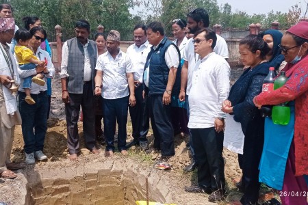 नेपालगन्जको उदयपुरमा बहुउद्देश्यीय सेल्टर भवन बन्दै