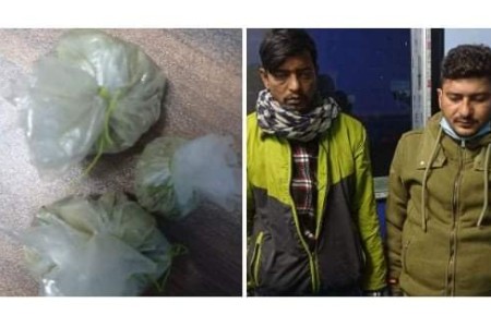 बाँकेमा ५५ ग्राम ब्राउनसुगरसहित दुई जना पक्राउ