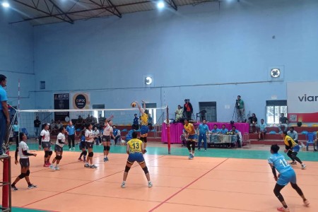 भारतको हरियाणा प्रधानमन्त्री कप महिला भलिबलको फाइनलमा