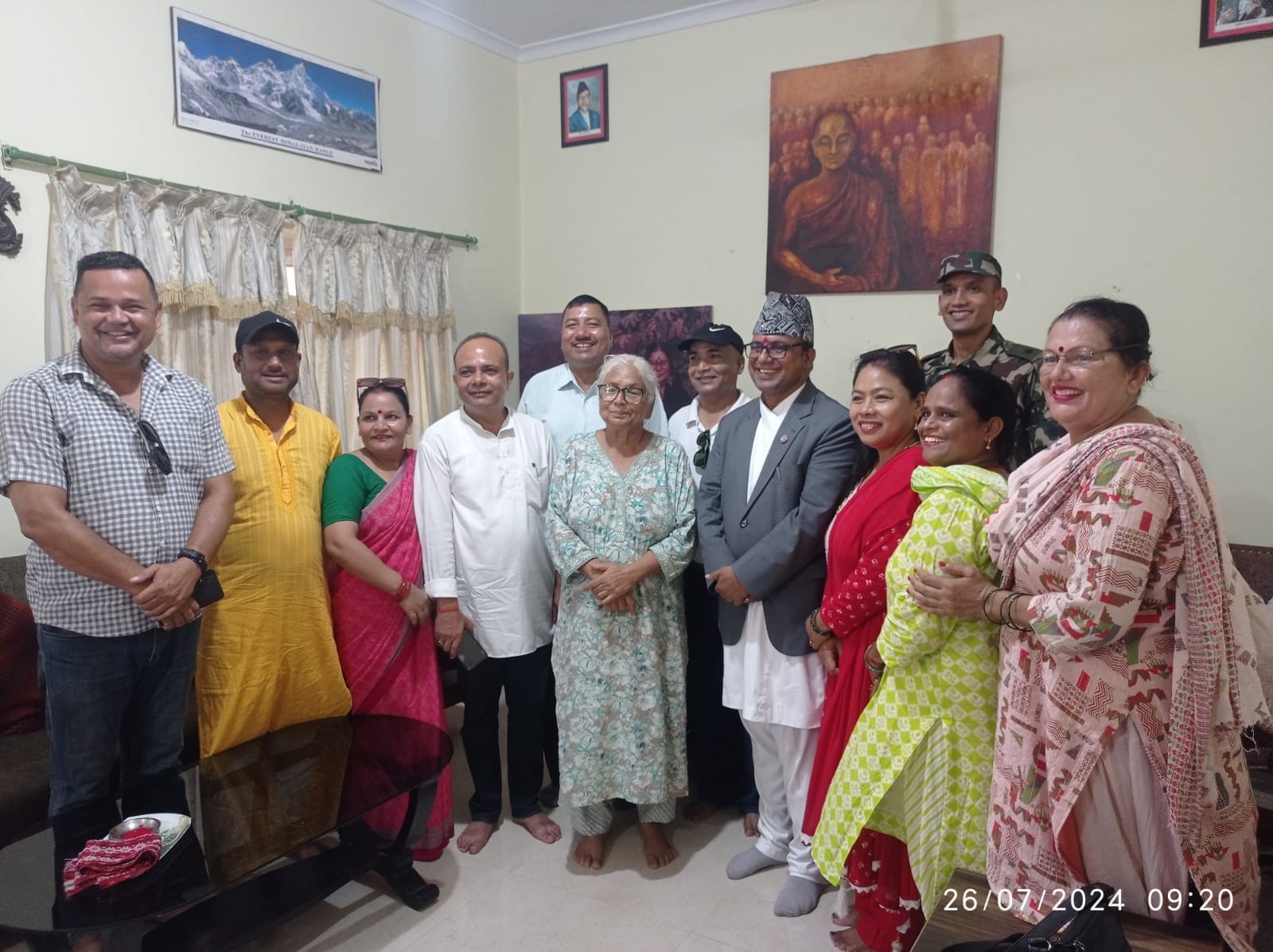 नवनियुक्त पर्यटन मन्त्री पाण्डेलाई बधाई ज्ञापन