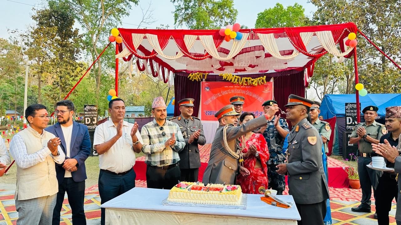 सशस्त्र प्रहरी बल नम्बर ४२ रिजर्भ गणले मनायो २४औं स्थापना दिवस