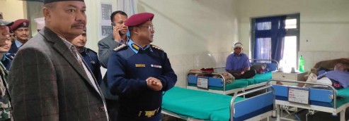 मुख्यमन्त्री चौधरीद्वारा नेपालगञ्जस्थित प्रदेश प्रहरी अस्पतालको निरीक्षण