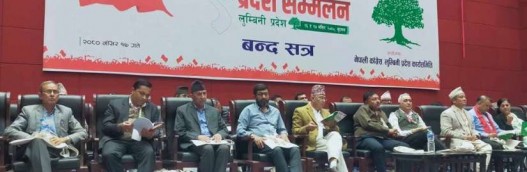 कांग्रेस लुम्बिनी प्रदेशको प्रथम सम्मेलन सम्पन्न