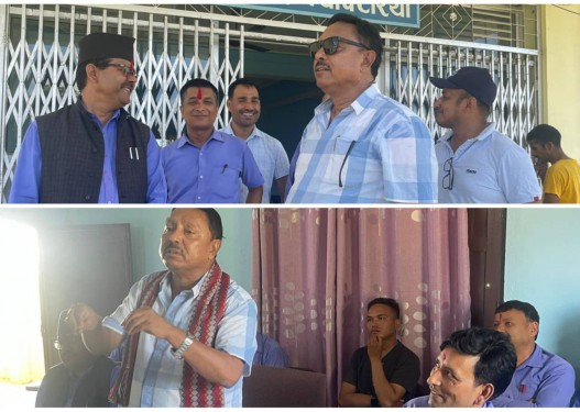 गुरु पूर्णिमामा राप्ती बबईका संस्थापक अध्यक्ष गिरीलाई प्राध्यापकद्वारा स्वागत